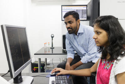 Researchers Ambily Sivadas and Vinod Scaria